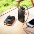 Туристический внешний аккумулятор Power Bank HOCO J164 Platinum Solar 8000mAh 10W - павербанк с солнечной панелью и LED фонариком