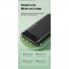 Внешний аккумулятор Power Bank AWEI P37K 10000 Mah портативное зарядное устройство на 2 USB с быстрой зарядкой Micro-USB/Type-C