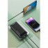 Внешний аккумулятор Power Bank AWEI P37K 10000 Mah портативное зарядное устройство на 2 USB с быстрой зарядкой Micro-USB/Type-C