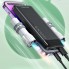 Внешний аккумулятор Power Bank AWEI P37K 10000 Mah портативное зарядное устройство на 2 USB с быстрой зарядкой Micro-USB/Type-C
