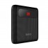 Внешний аккумулятор для телефона Power Bank HOCO B20 Mige 10000 mAh портативное зарядное устройство с LED индикатором заряда на 2 USB с фонариком Черный