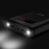 Внешний аккумулятор для телефона Power Bank HOCO B20 Mige 10000 mAh портативное зарядное устройство с LED индикатором заряда на 2 USB с фонариком Черный