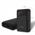 Внешний аккумулятор для телефона Power Bank HOCO B20 Mige 10000 mAh портативное зарядное устройство с LED индикатором заряда на 2 USB с фонариком Черный