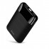 Внешний аккумулятор Power Bank HOCO B29 Domon 10000 mAh портативное зарядное устройство для телефона и гаджетов с LED дисплеем на 2 USB с фонариком Черный