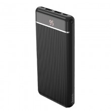 Внешний аккумулятор Power Bank HOCO J59 10000 Mah портативное зарядное устройство для телефона и гаджетов с LED дисплеем на 2 USB Черный Внешний аккумулятор Power Bank HOCO J59 10000 Mah портативное зарядное устройство для телефона и гаджетов с LED дисплеем на 2 USB Черный