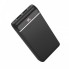 Внешний аккумулятор для телефона и гаджетов Power Bank HOCO J59A портативное зарядное устройство на 20000 мАч на 2 USB зарядка microUSB и Type-C LED дисплей (49110)
