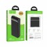Внешний аккумулятор для телефона и гаджетов Power Bank HOCO J59A портативное зарядное устройство на 20000 мАч на 2 USB зарядка microUSB и Type-C LED дисплей (49110)