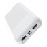 Внешний аккумулятор для телефона Power Bank HOCO J72A Easy travel 20000 mAh портативное зарядное устройство с LED индикатором заряда на 2 USB входы Micro-USB и Type-C Белый