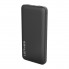 Портативное зарядное устройство Power Bank Lenyes PX191 внешний аккумулятор для телефона и гаджетов на 10000 мА*ч с индикатором заряда на 2 USB Черный