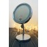 Зеркало для макияжа с LED подсветкой Adler AD 2159 косметическое настольное с 3-кратным увеличением и регуляцией кута наклона