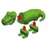Пазлы детские 3D магнитные животные (тигр, крокодил, слон, жираф) POPULAR Playthings Mix or Match развивающая игрушка конструктор для детей от 1 года безопасная большие детали (PPT-62000)