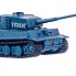 Танк микро на радиоуправлении 1:72 Tiger Серый игрушка с пультом для детей от 6 лет со звуком вращающаяся башня (GWT2117-4)