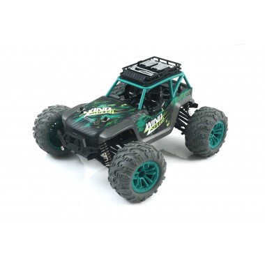 Машинка на радіокеруванні 1:12 UJ Pioneer 4WD Зелена іграшка позашляховик на пульті для дітей з повним приводом та плавним регулюванням швидкості (UJ99-G168-G)
