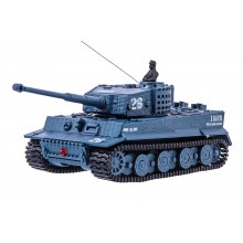 Танк микро на радиоуправлении 1:72 Tiger Серый игрушка с пультом для детей от 6 лет со звуком вращающаяся башня (GWT2117-4) Танк микро на радиоуправлении 1:72 Tiger Серый игрушка с пультом для детей от 6 лет со звуком вращающаяся башня (GWT2117-4)