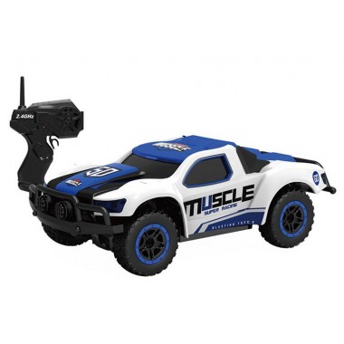 Машинка радиоуправляемая 1:43 HB Toys Muscle Синий игрушка на пульте с высокой скоростью 14 км/ч полноприводная (HB-DK4302)