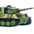 Танк микро на радиоуправлении 1:72 Tiger Зеленый хаки игрушка с пультом для детей от 6 лет со звуком вращающаяся башня (GWT2117-1)