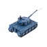 Танк микро на радиоуправлении 1:72 Tiger Серый игрушка с пультом для детей от 6 лет со звуком вращающаяся башня (GWT2117-4)