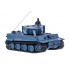 Танк микро на радиоуправлении 1:72 Tiger Серый игрушка с пультом для детей от 6 лет со звуком вращающаяся башня (GWT2117-4)