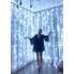 Светодиодная новогодняя гирлянда штора Multi Function LED Light Световой занавес Дождь бахрома 2 х 2 м 156 LED 7 полос статистический режим Холодный Белый