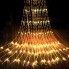 Новогодняя cветодиодная гирлянда штора Multi Function LED Light Световой занавес Дождь бахрома 2 х 2 м 240 LED 9 полос статистический режим Теплый Белый