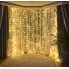 Новогодняя cветодиодная гирлянда штора Multi Function LED Light Световой занавес Дождь бахрома 2 х 2 м 240 LED 9 полос статистический режим Теплый Белый