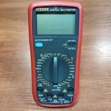 Профессиональный цифровой мультиметр VC9205N с прозвонкой и измерением тока до 20 А Профессиональный цифровой мультиметр VC9205N с прозвонкой и измерением тока до 20 А