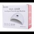 УФ лампа для маникюра настольная Dazzle mini-1 UV/LED 36 Вт для сушки ногтей с сенсором и таймером LED дисплей Розовая (47696)