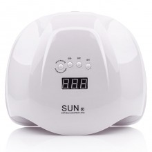 УФ лампа для маникюра SUN X UV/LED 54 Вт настольная для наращивания ногтей сушки гель-лаков и гелей с датчиком движения и таймером + LED дисплей Белая (46655) УФ лампа для маникюра SUN X UV/LED 54 Вт настольная для наращивания ногтей сушки гель-лаков и гелей с датчиком движения и таймером + LED дисплей Белая (46655)
