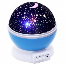Ночник проектор звездного неба Star Master Dream настольный светодиодный светильник шар с Led подсветкой 3 режима Синий Ночник проектор звездного неба Star Master Dream настольный светодиодный светильник шар с Led подсветкой 3 режима Синий