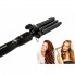 Тройная плойка для волос Pro Mozer MZ-6621 Straight and Curly Professional керамика Черный
