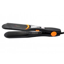 Утюжок выпрямитель для волос Domotec MS-4902 Pro Straight 25 Вт плойка щипцы для выпрямления волос 200°С поворотный кабель на 360° Чёрная (47356) Утюжок выпрямитель для волос Domotec MS-4902 Pro Straight 25 Вт плойка щипцы для выпрямления волос 200°С поворотный кабель на 360° Чёрная (47356)