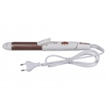 Плойка для волосся та праска випрямляч 2 в 1 Gemei GM 2961 Pro Straight and Curly 30 Вт щипці для завивки в локони та кучері та випрямлення волосся терморегулятор на 2 режими Білий