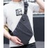 Чоловіча сумка Cross Body 6016 Grey антизлодій на праве плече водовідштовхувальна тканина (6909 Z)