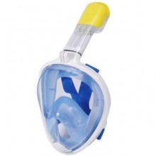 Подводная маска для снорклинга Easybreath Blue L/XL полнолицевая, для дайвинга, крепление под экшн камеру (67849/1 SH)