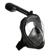 Маска для подводного плавания и снорклинга Easybreath Black S/M полнолицевая, для дайвинга, крепление под экшн камеру (67849/4 SH)