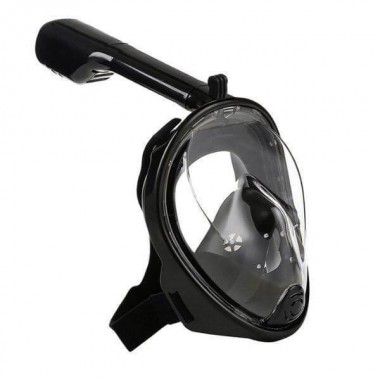 Маска для подводного плавания и снорклинга Easybreath Black S/M полнолицевая, для дайвинга, крепление под экшн камеру (67849/4 SH)