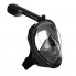 Маска для подводного плавания и снорклинга Easybreath Black S/M полнолицевая, для дайвинга, крепление под экшн камеру (67849/4 SH)