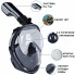 Маска для дайвинга и снорклинга Easybreath Black L/XL полнолицевая, для подводного плавания, крепление под экшн камеру (67849/5 SH)