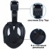 Маска для дайвинга и снорклинга Easybreath Black L/XL полнолицевая, для подводного плавания, крепление под экшн камеру (67849/5 SH)