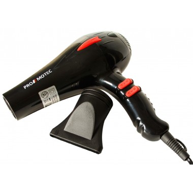 Фен для волос электрический Promotec PM-2308 3000W профессиональный для укладки и сушки с насадкой концентратором защита от перегрева 2 скорости и 2 режима (47135 I)