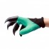 Садовые перчатки Garden Genie Gloves S с когтями черно-бирюзовые (57404 PD)