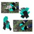 Садовые перчатки Garden Genie Gloves S с когтями черно-бирюзовые (57404 PD)