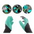 Садовые перчатки Garden Genie Gloves S с когтями черно-бирюзовые (57404 PD)