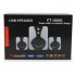 Акустическая система USB SPEAKER FT-2060 колонки для компьютера и ноутбука 2.1 с сабвуфером и сателлитами 9 W Mini-jack 3.5 мм питание от USB (48296)
