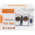 Акустическая система Prime FT-2048 Gold стерео колонки для компьютера и ноутбука 2.0 на 6 Вт питание от USB регулятор громкости (48765)