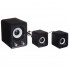 Акустическая система USB SPEAKER FT-202 колонки для компьютера и ноутбука 2.1 с сабвуфером и сателлитами 9 W питание от USB подключение Mini-jack 3.5 мм (46901)