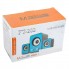Акустическая система USB SPEAKER FT-202 колонки для компьютера и ноутбука 2.1 с сабвуфером и сателлитами 9 W питание от USB подключение Mini-jack 3.5 мм (46901)