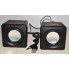 Колонки для компьютера и ноутбука Speaker D-02A компьютерная акустика на 5 Вт питание от USB регулятор громкости (44401)