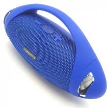 Портативная блютуз колонка Speaker Hopestar H37 WS Original Синяя 10 ВТ беспроводная с флешкой радио и хорошим стерео звуком влагозащита + стереопара (47367 I)