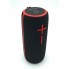 Портативная беспроводная блютуз колонка Hopestar P21 WS 10 ВТ акустика с радио флешкой и влагозащитой Bluetooth 3.0 USB и TF Черная с красным (48033)